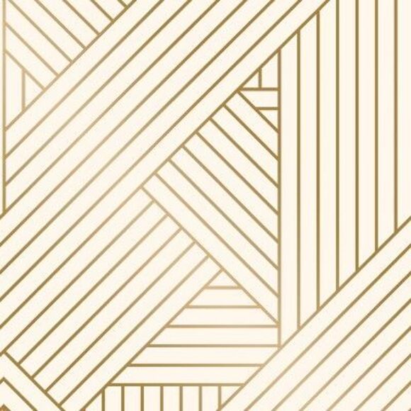 Project 62 -  Ribbon Lightning 198"x20.5" Peel & Stic Gold/Ivory - Picture 1 of 4